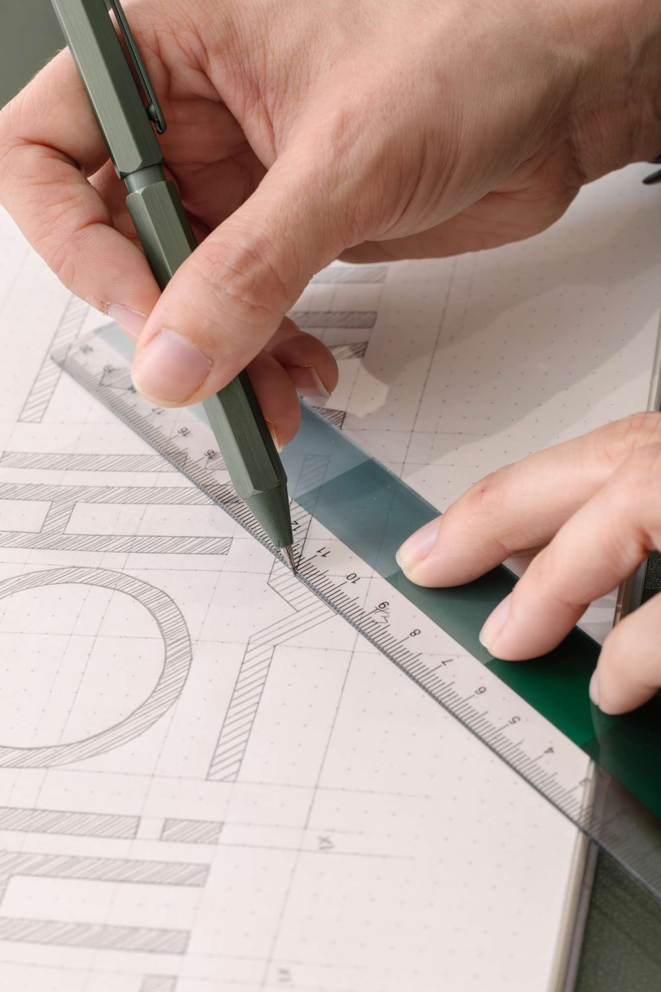 Plan serré d'un graphisme