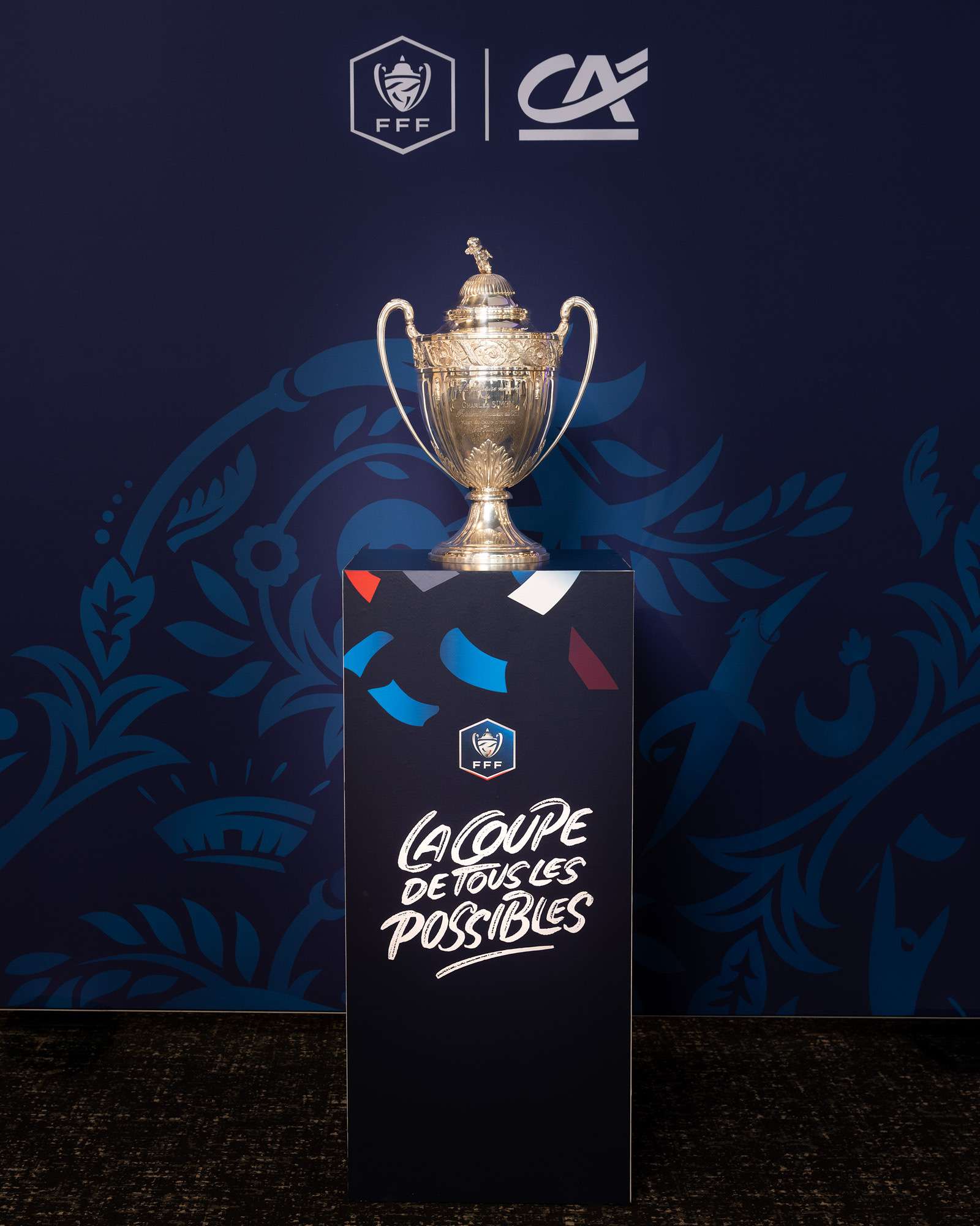 Photo de la coupe de France de la FFF lors de la finale de la Coupe au Stade de France