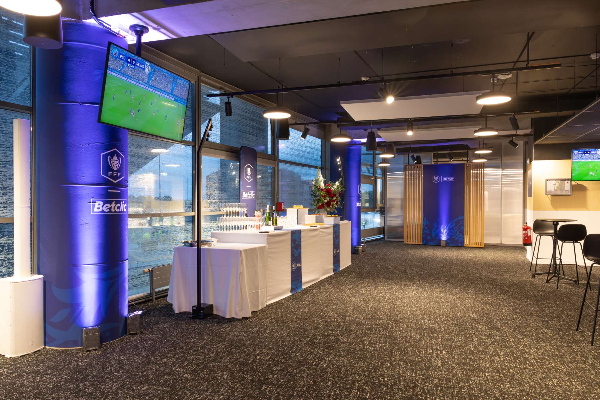 Salon pour les partenaires de la FFF lors de la finale de Coupe de France de Football