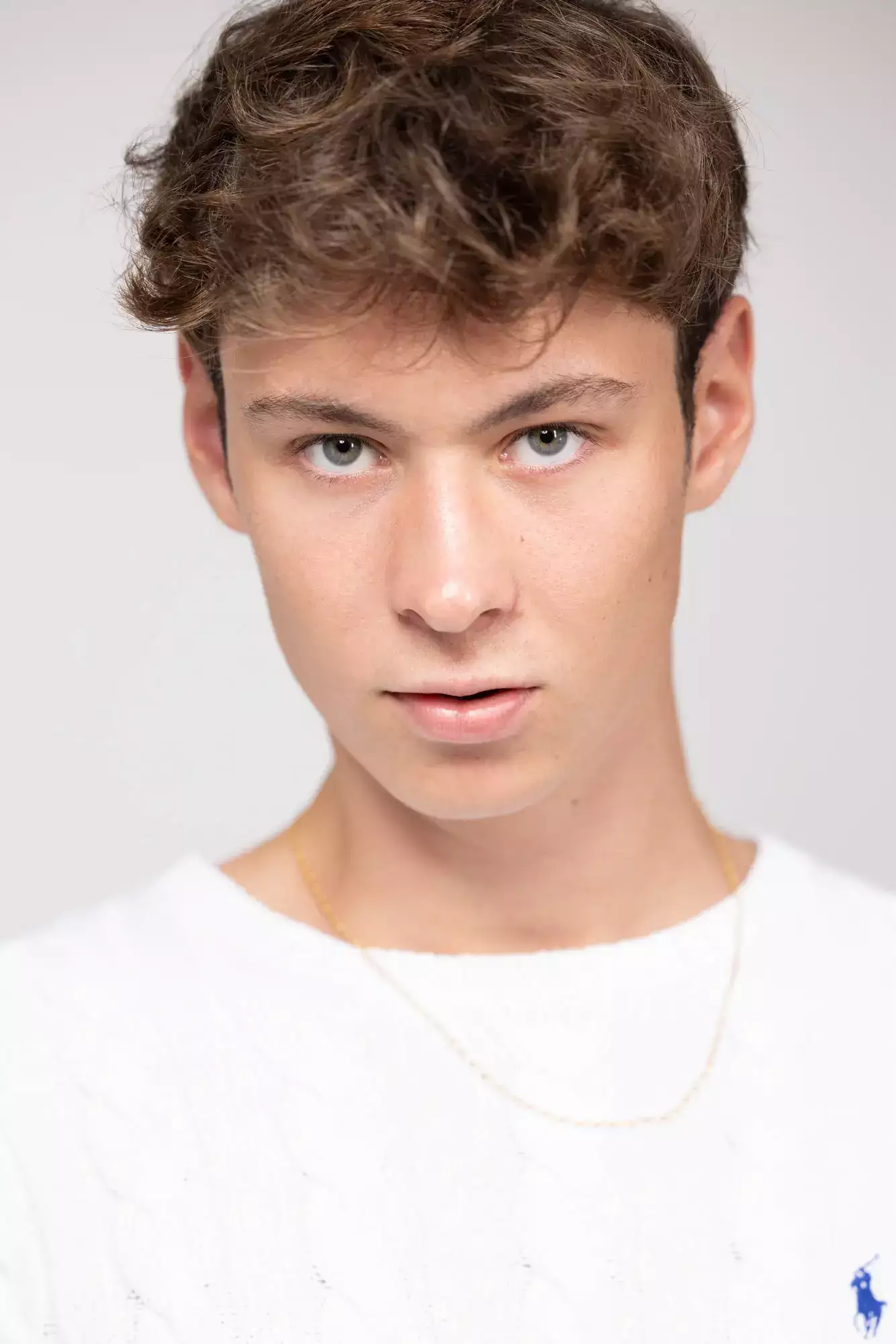 Portrait d'un jeune homme pour un book de comédien