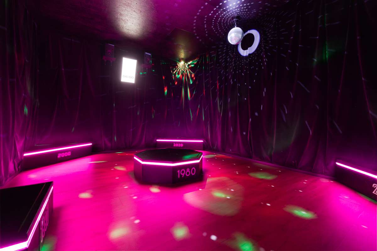 Photo d'une des salles de jeu.