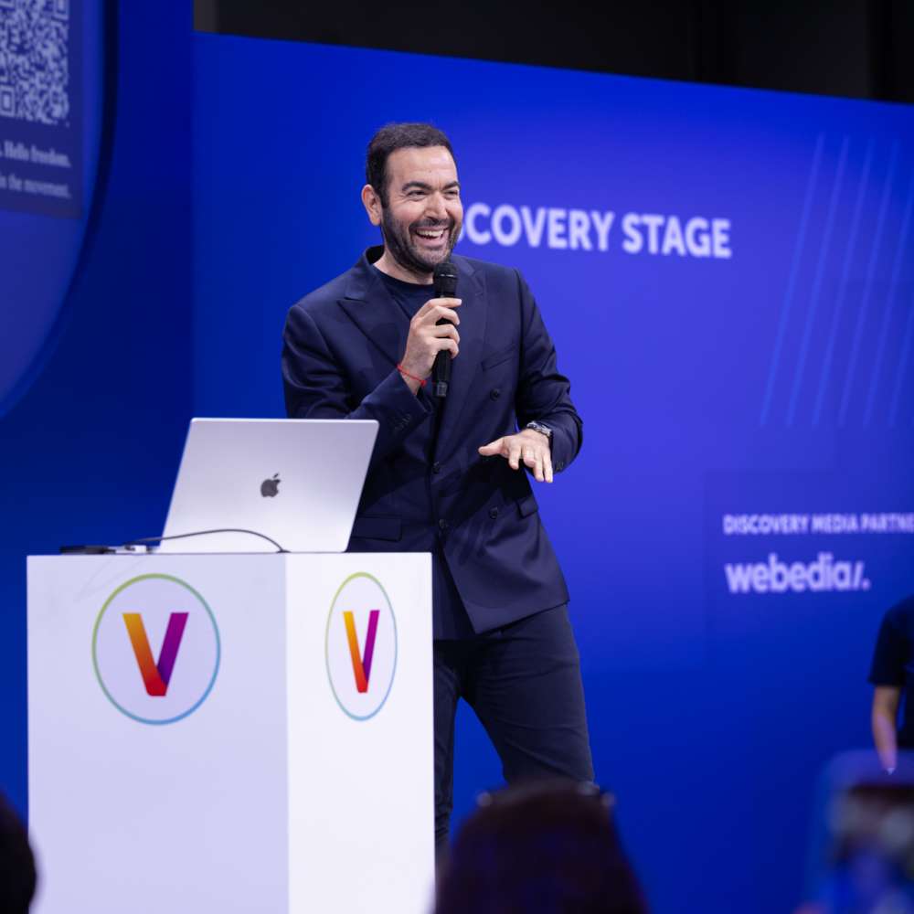 Photo par Antoine Ravet de Thomas Semah lors de Vivatech 2025